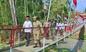 Jembatan Gantung Garuda Banyuwangi Diresmikan, Hubungkan Seneporejo dan Sambirejo